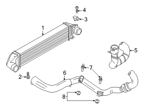 2015 Lincoln MKC Intercooler Diagram