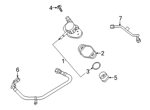 2021 Ford F-150 PIPE - FUEL Diagram for ML3Z-9E964-A