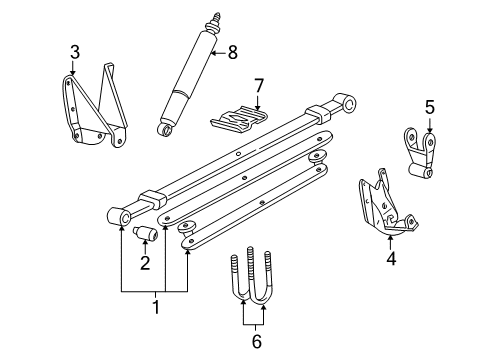 2007 Lincoln Mark LT Rear Suspension Diagram