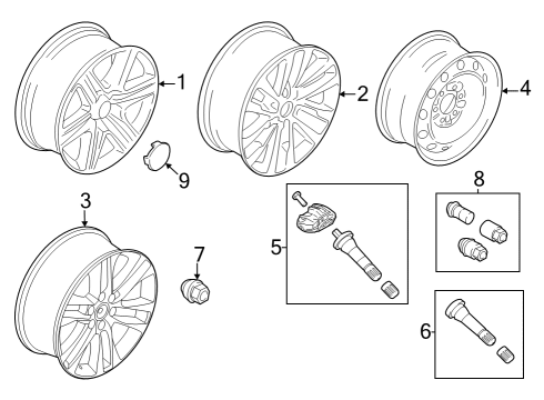 2019 Ford Expedition Wheels Diagram 3 - Thumbnail