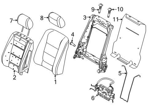 2016 Ford Police Interceptor Utility Panel Diagram for DG1Z-5460770-A