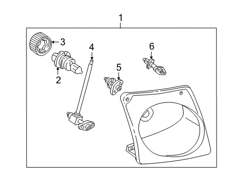 2003 Ford Explorer Sport Headlamps Diagram