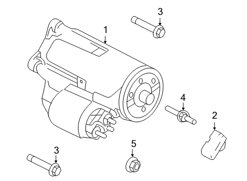 2009 Ford F-150 Starter, Electrical Diagram