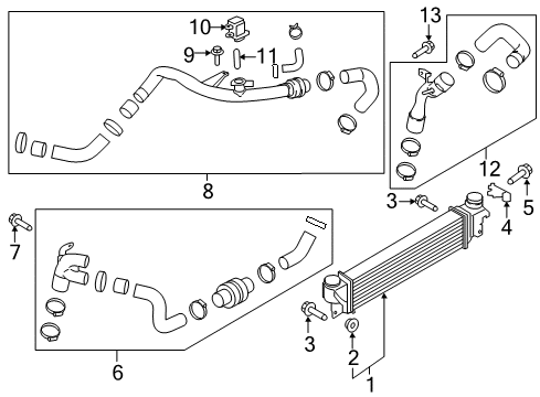 2016 Lincoln MKX Intercooler Diagram