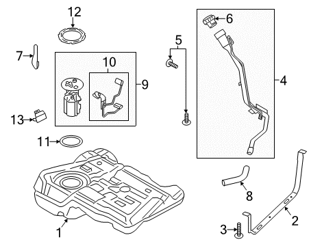 2014 Ford Escape Fuel Supply Diagram