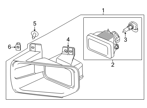 2015 Ford F-150 Bulbs Diagram 1 - Thumbnail