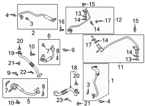 2021 Ford F-150 Hoses & Pipes Diagram 1 - Thumbnail