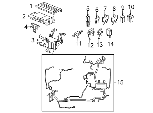 2010 Lincoln MKZ Fuse & Relay Diagram