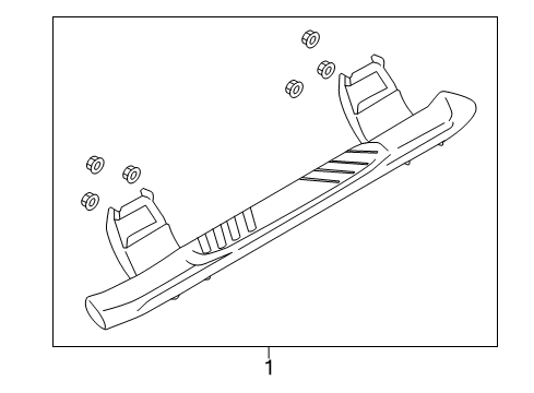 2016 Ford F-150 Running Board Diagram 3 - Thumbnail