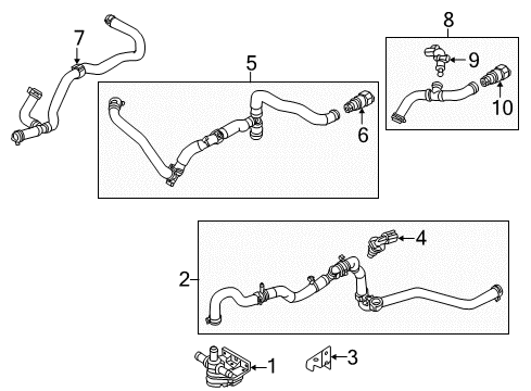 2014 Ford Focus Heater Hose Diagram