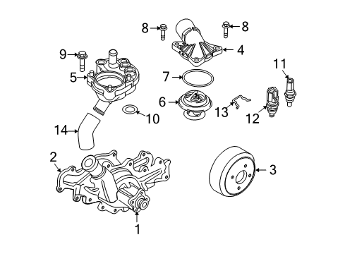 2005 Ford Ranger Water Pump Diagram 3 - Thumbnail