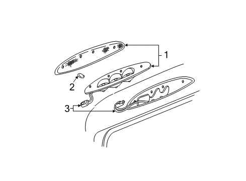 2003 Ford Expedition High Mount Lamps Diagram