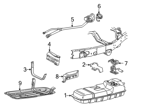 2001 Ford Explorer Fuel Supply Diagram