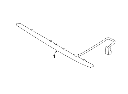 2016 Lincoln MKX High Mount Lamps Diagram