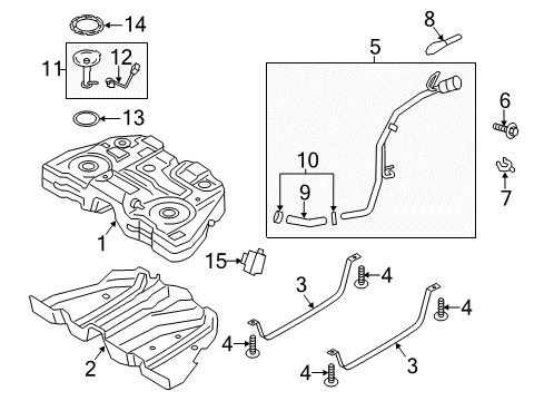 2020 Lincoln MKZ Fuel Supply Diagram