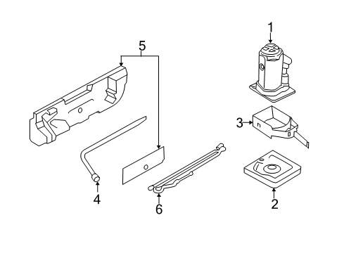 2019 Ford Transit-350 HD Jack & Components Diagram 1 - Thumbnail