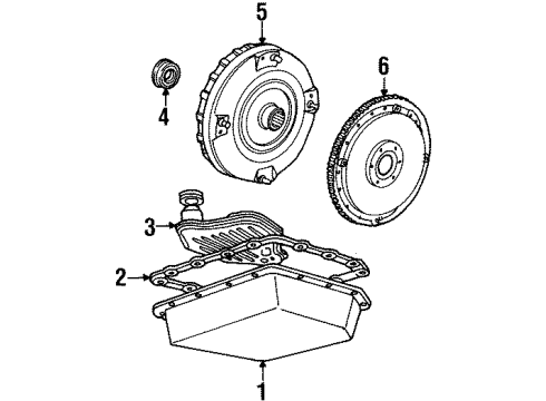 1997 Ford F-350 Automatic Transmission, Transmission Diagram