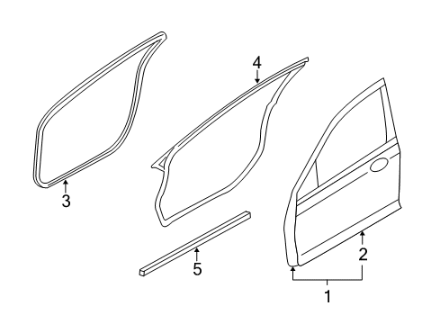 2010 Mercury Milan Front Door Diagram