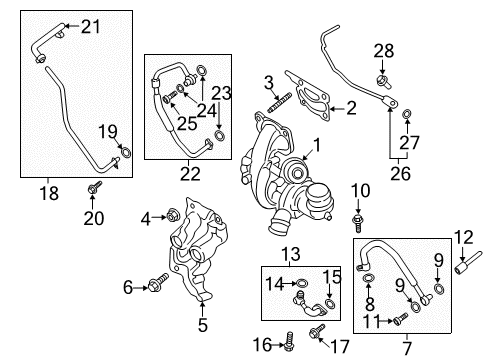 2017 Ford Escape Turbocharger Diagram