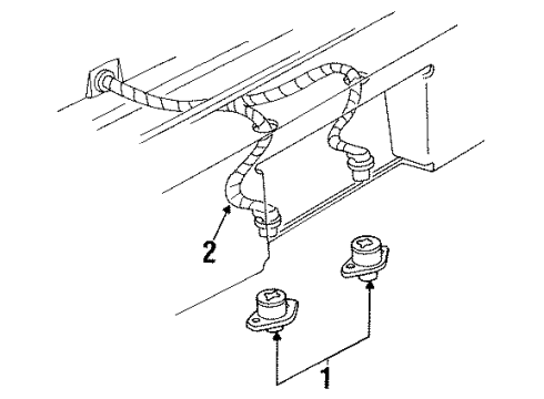 1996 Mercury Grand Marquis License Lamps Diagram