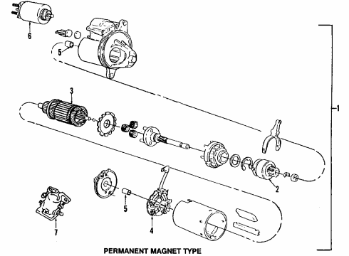 1992 Lincoln Continental Starter Diagram