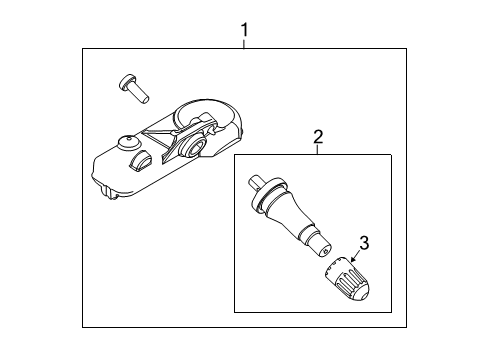 2012 Lincoln MKZ Tire Pressure Monitoring, Electrical Diagram 1 - Thumbnail