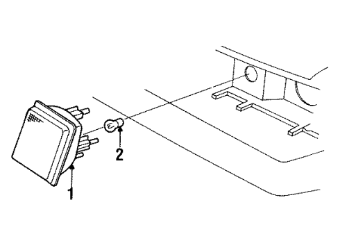 1991 Lincoln Mark VII Park Lamps Diagram