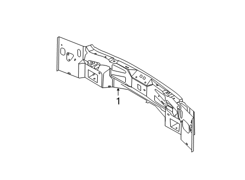 2012 Lincoln MKX Rear Body Diagram