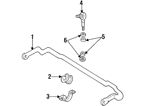 2001 Mercury Villager Link Diagram for 1F5Z-5K483-A