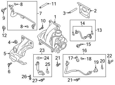 2023 Ford Ranger Turbocharger Diagram