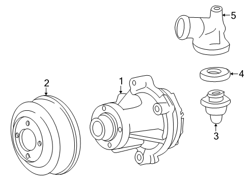 2002 Lincoln Blackwood Water Pump Diagram