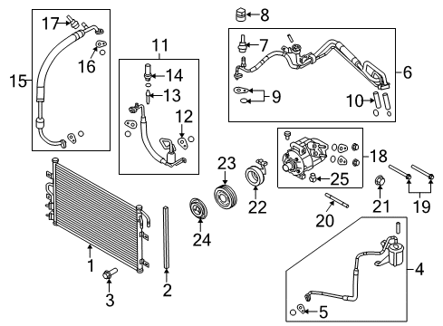 2010 Lincoln MKT Nut And Washer Assembly - Hex. Diagram for -W701731-S439