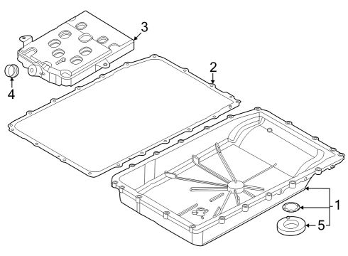 2024 Ford Mustang Transmission Components Diagram