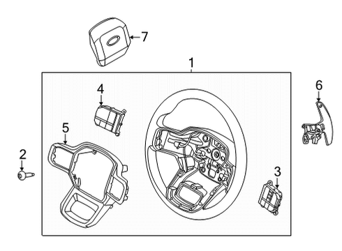 2022 Ford F-150 Steering Column & Wheel, Steering Gear & Linkage Diagram 10 - Thumbnail