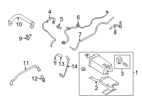 2019 Lincoln MKT Powertrain Control Diagram