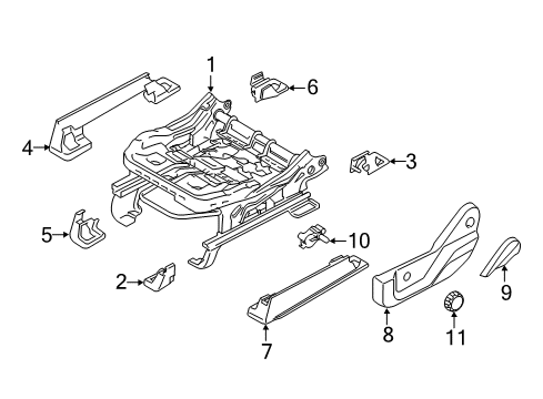 2022 Ford F-250 Super Duty Tracks & Components Diagram