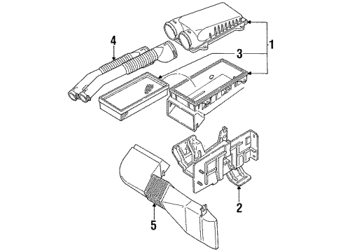 1992 Ford Bronco Air Intake Diagram