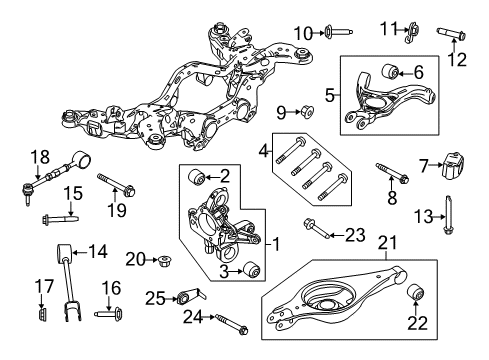 2010 Lincoln MKT Bolt Diagram for -W710174-S439