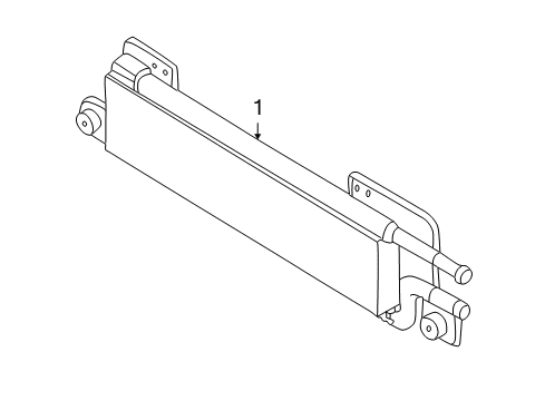 2003 Ford Escape Oil Cooler Assembly Diagram for YL8Z-7A095-CA