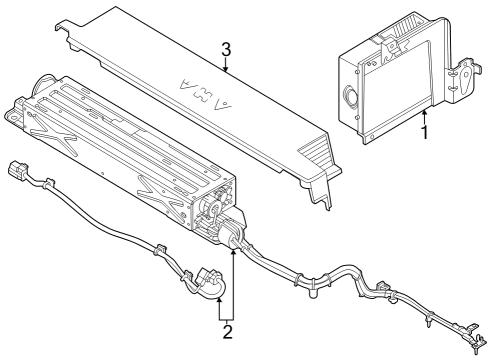 2023 Ford F-350 Super Duty Electrical Components Diagram