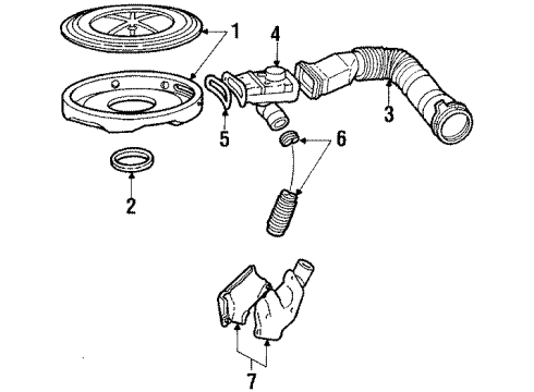 1986 Ford Aerostar Air Inlet Diagram