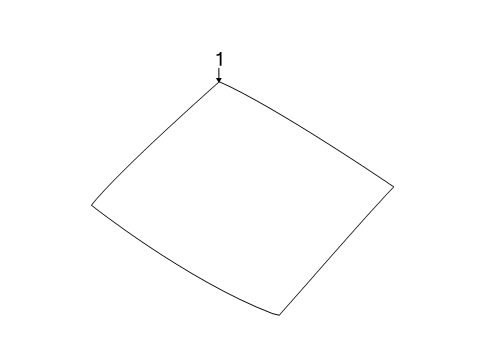 2015 Ford Fiesta Back Glass Diagram 1 - Thumbnail