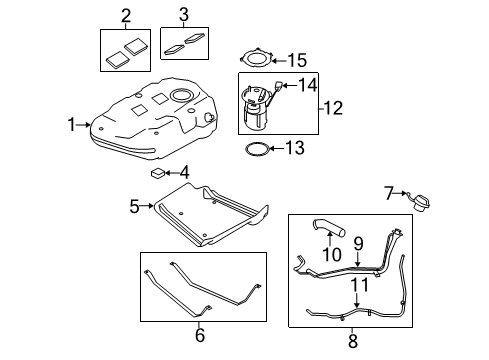 2009 Mercury Sable Fuel Supply Diagram 1 - Thumbnail