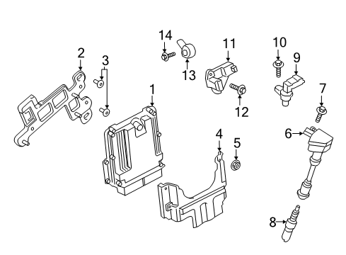 2019 Ford EcoSport Ignition System Diagram 1 - Thumbnail