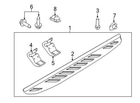 2011 Ford F-150 Hook Assembly Diagram for AL3Z-16451-BD