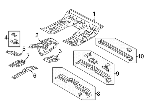 2023 Ford F-150 Floor Diagram 4 - Thumbnail