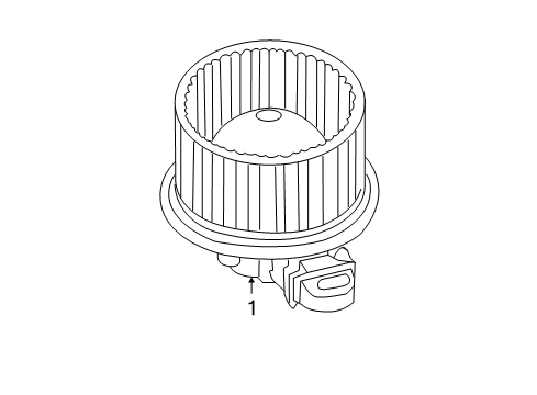 2009 Ford Escape Blower Motor & Fan, Air Condition Diagram 2 - Thumbnail