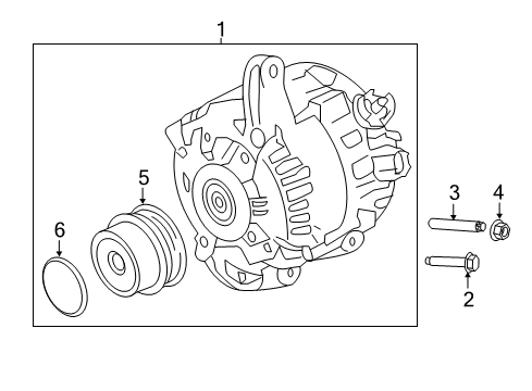 2023 Ford Mustang Alternator Diagram