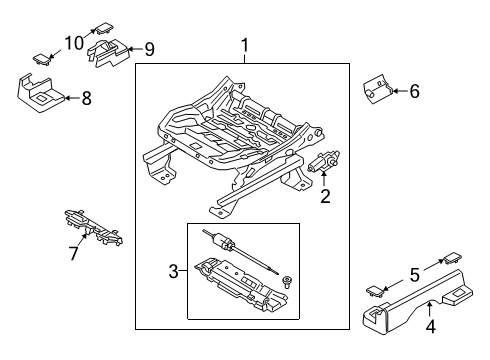 2022 Ford Escape Power Seats Diagram 1 - Thumbnail