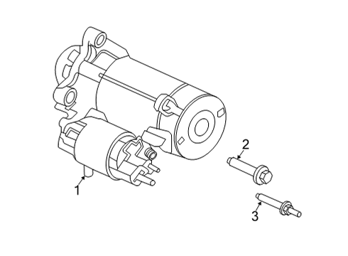 2022 Ford F-250 Super Duty Starter Diagram